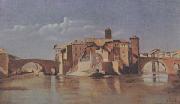 Jean Baptiste Camille  Corot Ile et pont San Bartolomeo (mk11) oil painting reproduction